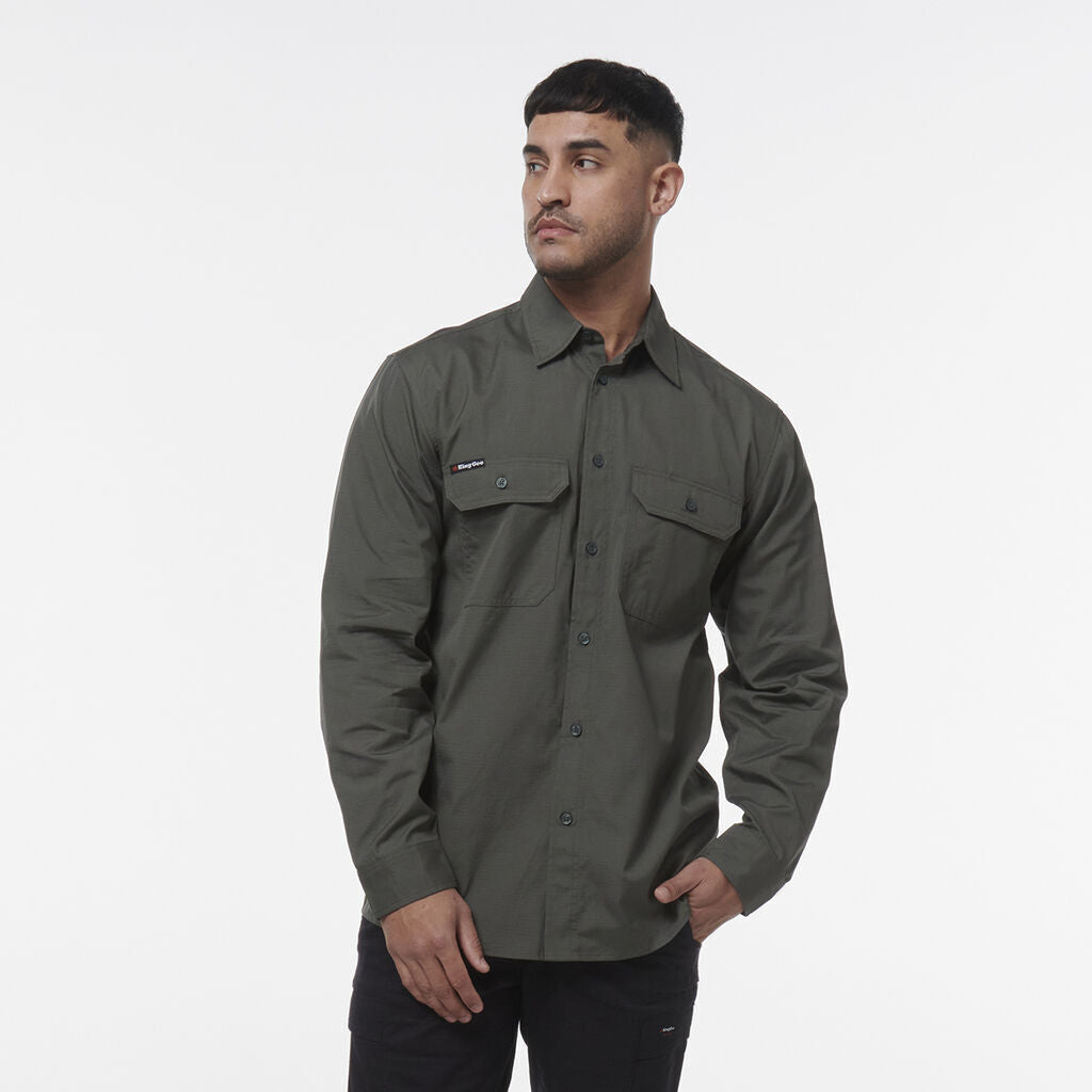 KINGGEE Mens Workcool Lightweight Workshirt Vented Breathable Shirt K14031-Collins Clothing Co