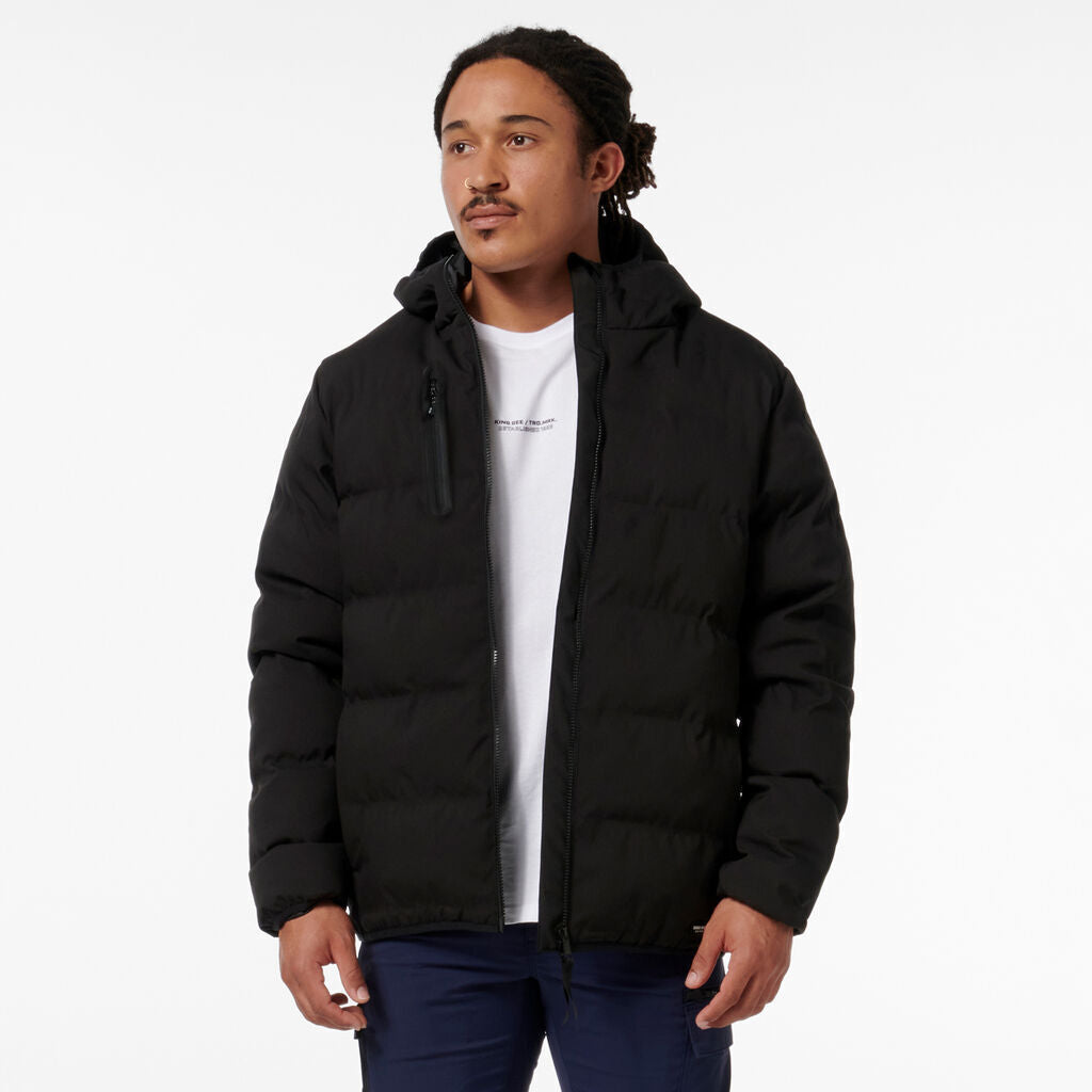 KingGee Mens Trademark Tech Durable Comfy Water Repellent Puffer Jacket K15013-Collins Clothing Co