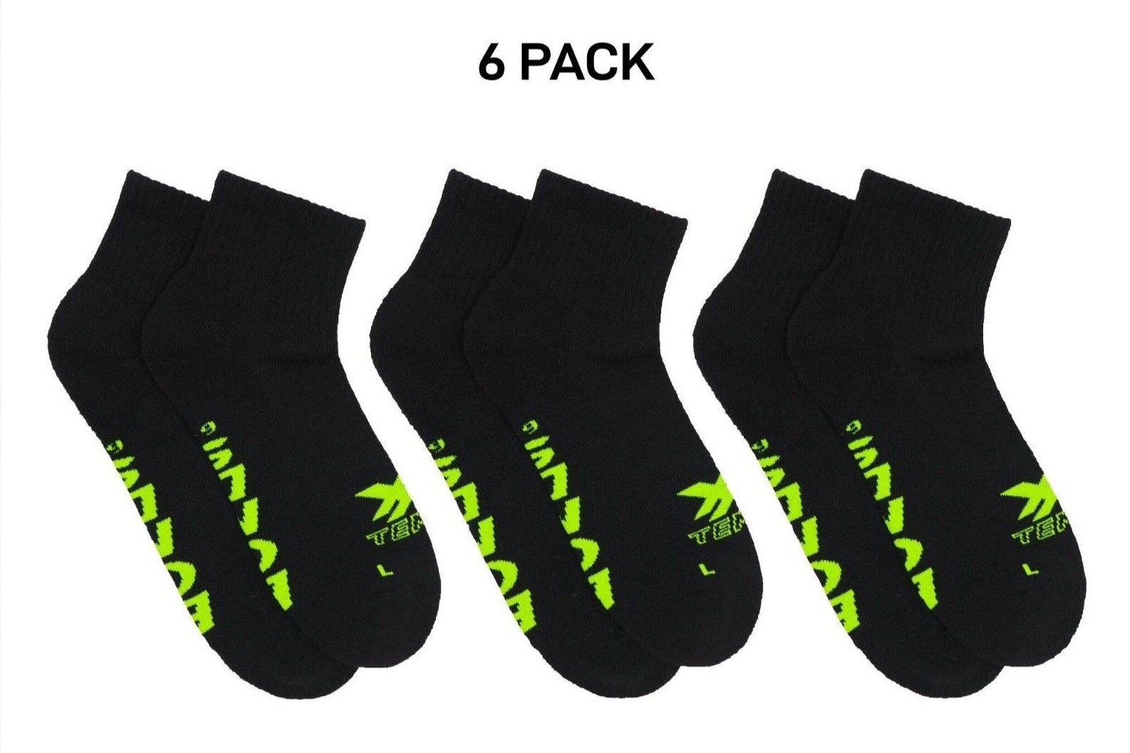 Bonds Mens X-Temp Quarter Crew Socks Dynamic Dual Action Cooling 6 Pack SXX72N
