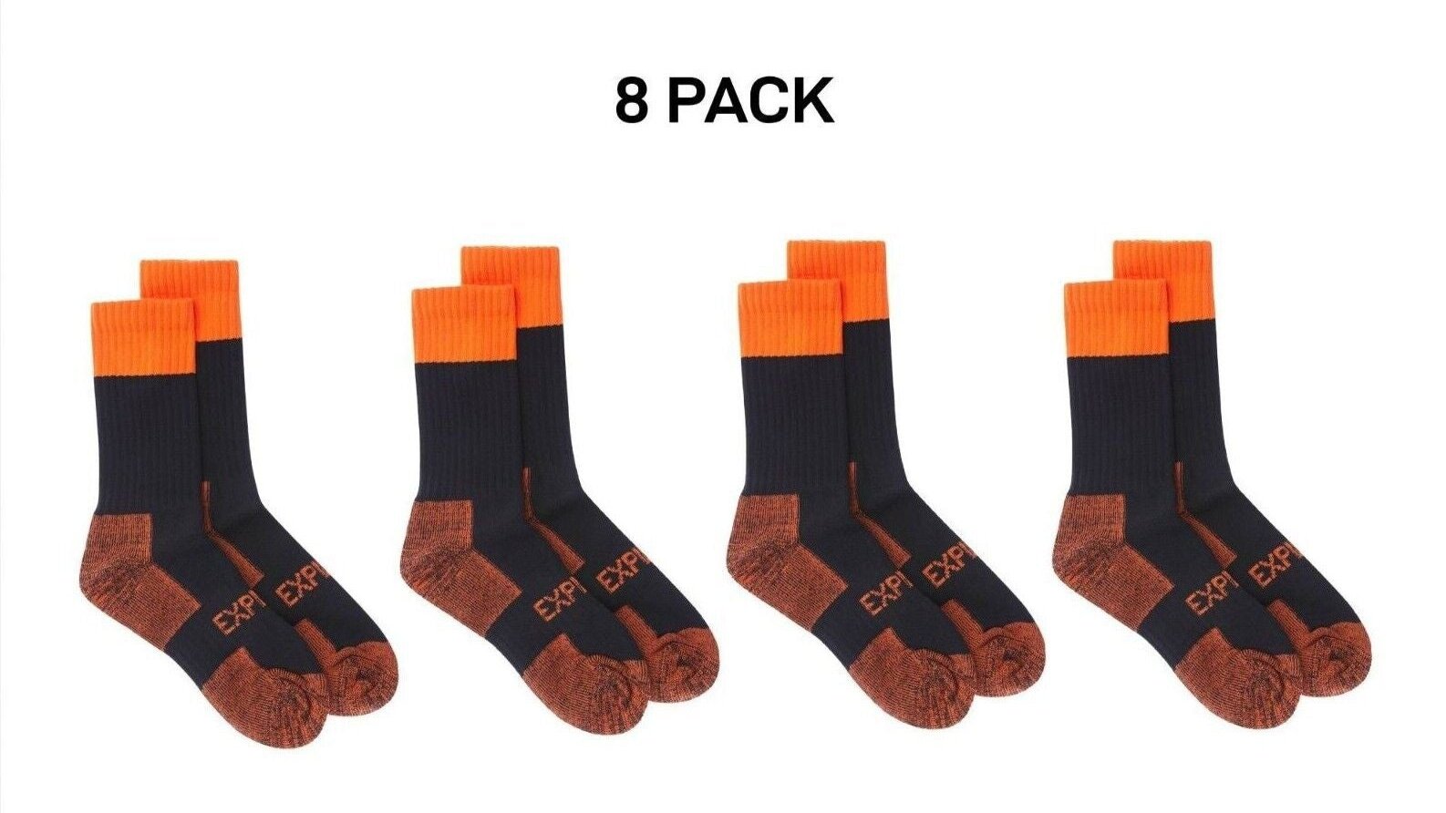 Bonds Mens Explorer Tough Work Durable Dual Layer Cotton 8 Pack SYNJ2W