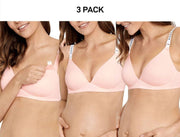 Bonds Womens Original Maternity Wirefree Contour Bra Comfy Coverage 3 Pack YXJ4Y