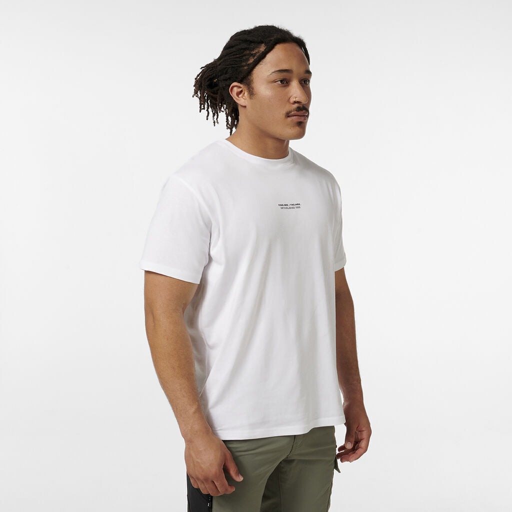 KINGGEE Mens Trademark Graphic Print Crew Neck Tee AUS Cotton Tshirt K14009-Collins Clothing Co