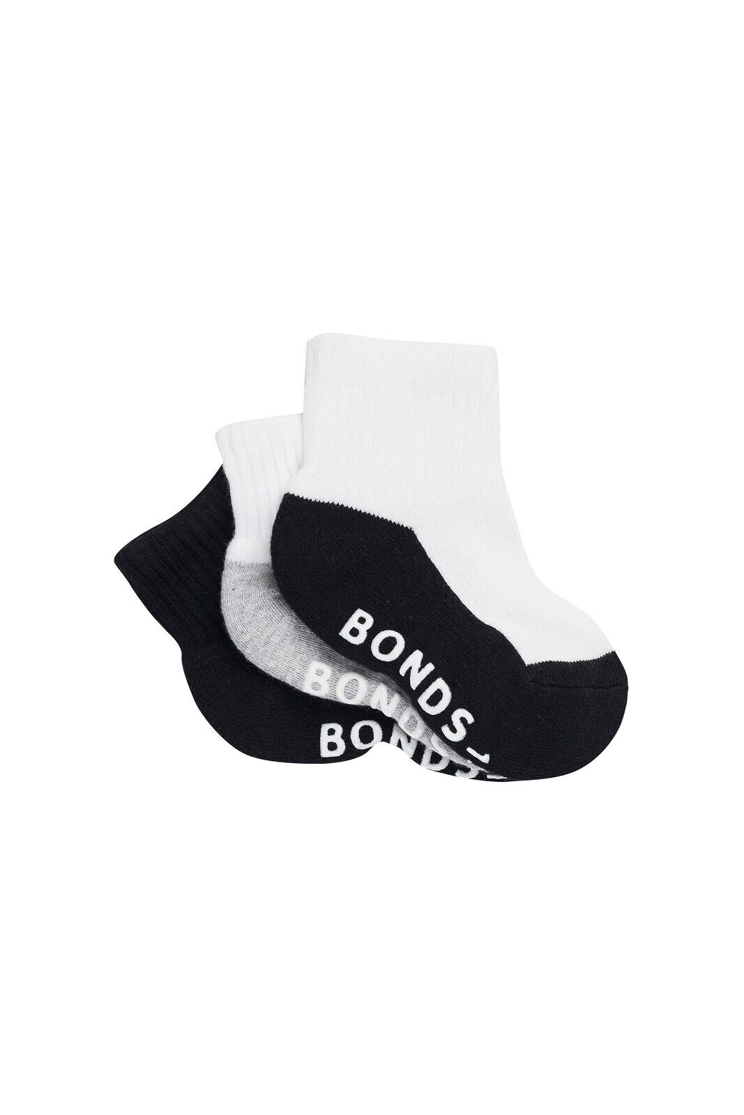 Bonds Baby Cushioned Quarter Crew Thickness for Comfiness Socks 6 Pack RXUH3N