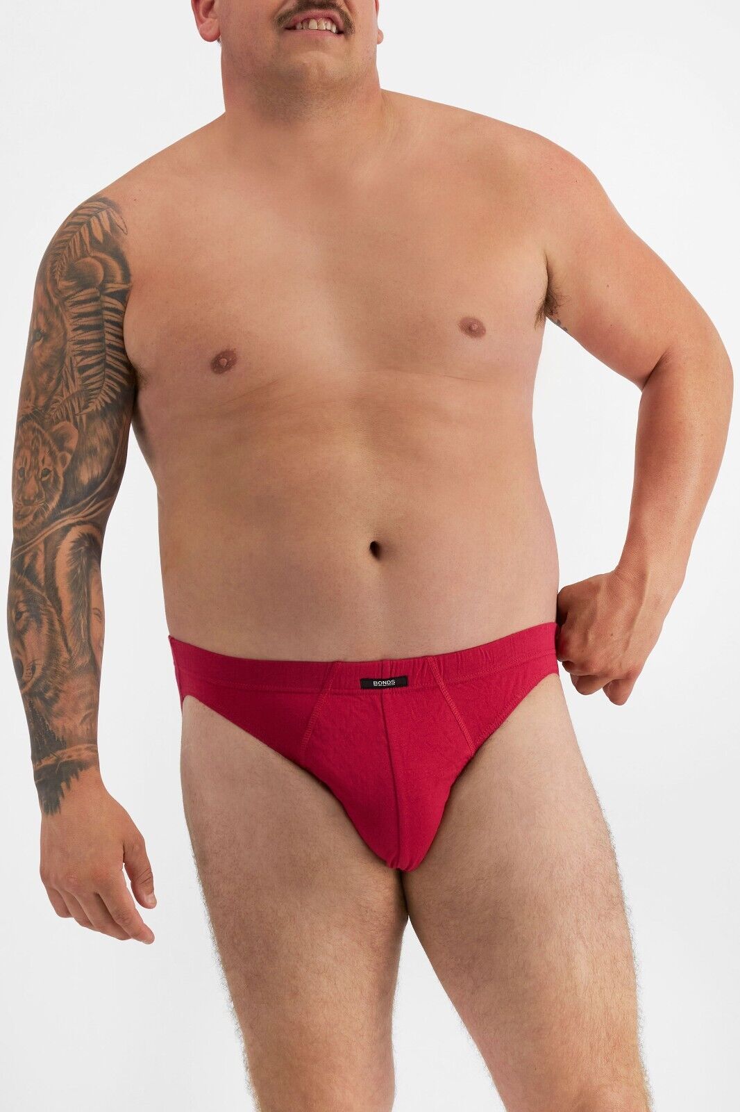 Bonds Mens Action Briefs Underwear Soft Cotton & Encased Elastic 15 Pack M8OS5I