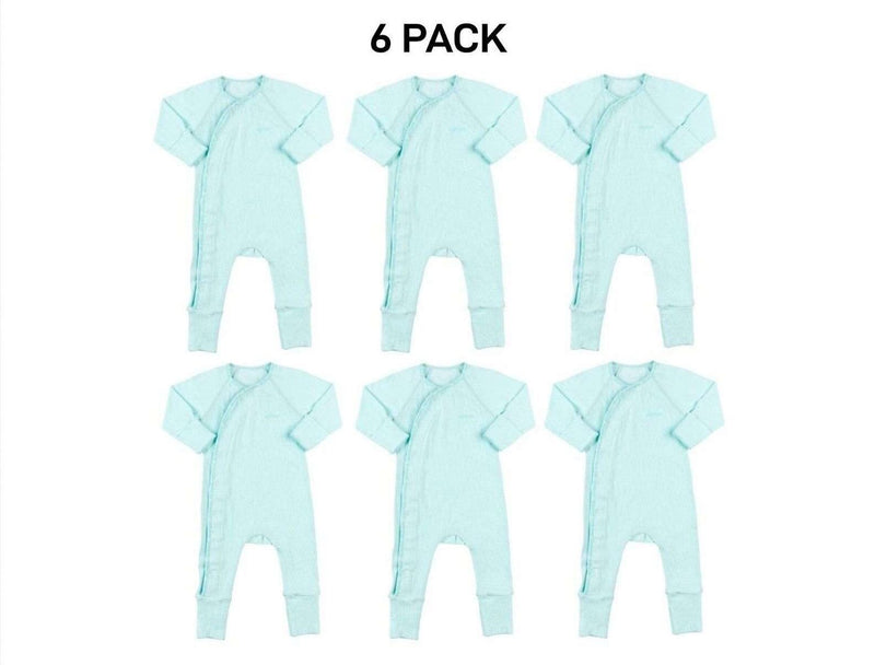 Bonds Baby Pointelle Cozysuit Branded Elastic Trim Aussie Cotton 6 Pack BXGGA