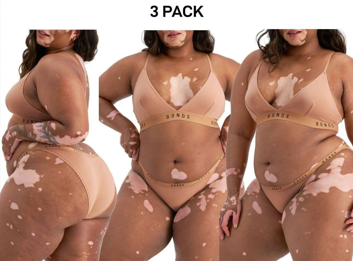 Bonds Womens Originals String Bikini Classic Ultra Smooth Finish 3 Pack WVGNA