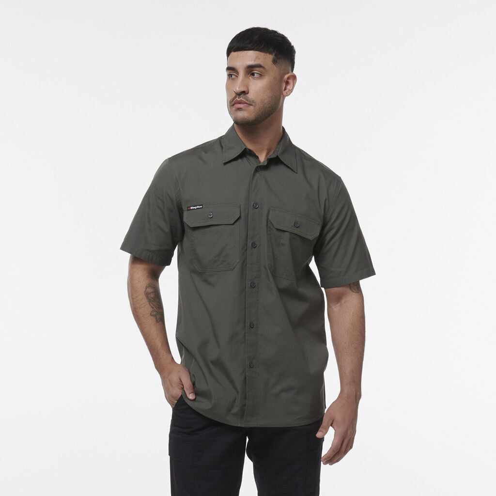 KINGGEE Mens Vented Workcool Breathable Pockets Lightweight Shirt K14030-Collins Clothing Co