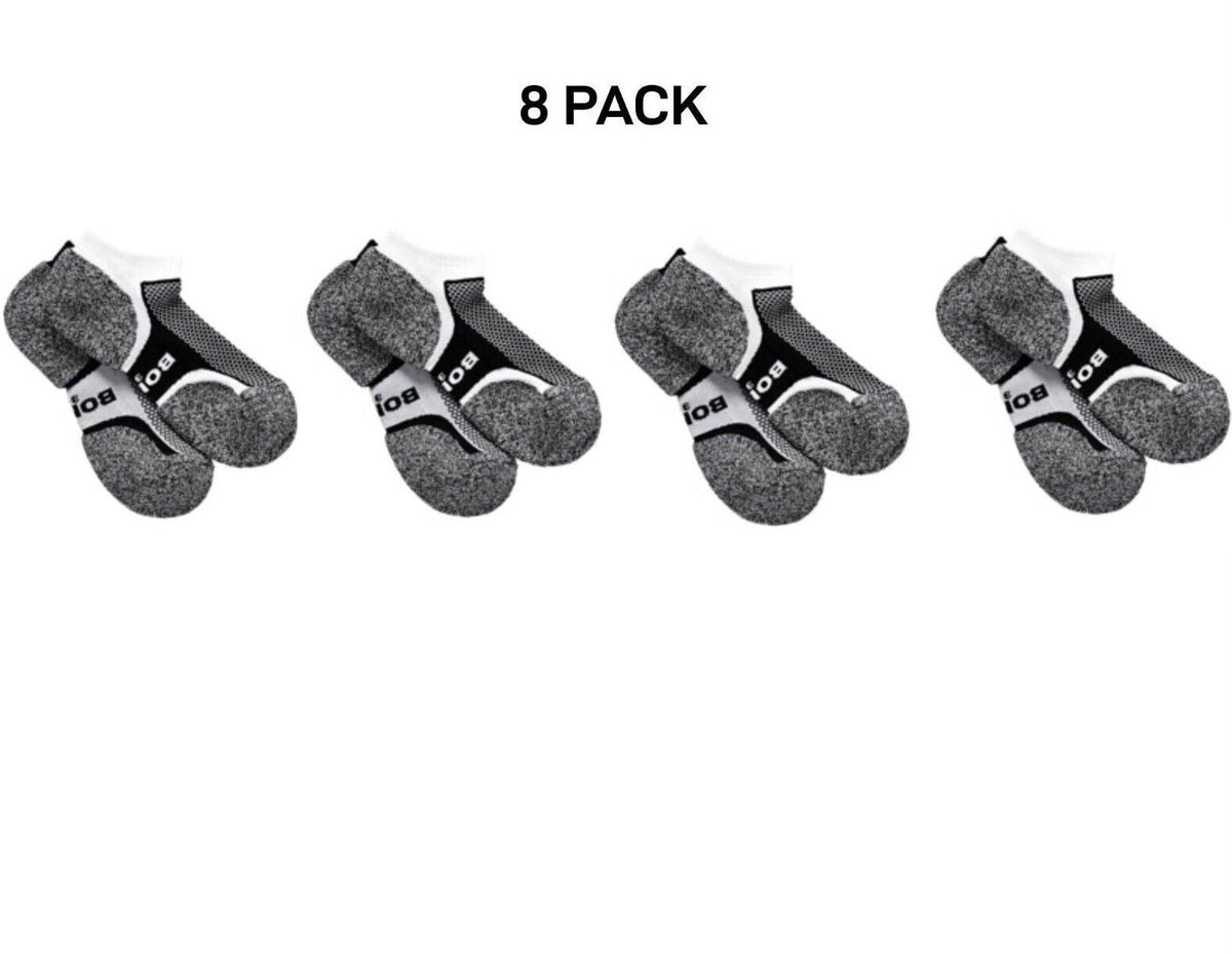 Bonds Womens Ultimate Comfort Low Cut Socks Heel & Toe Cushioning 8 Pack LANJ2N