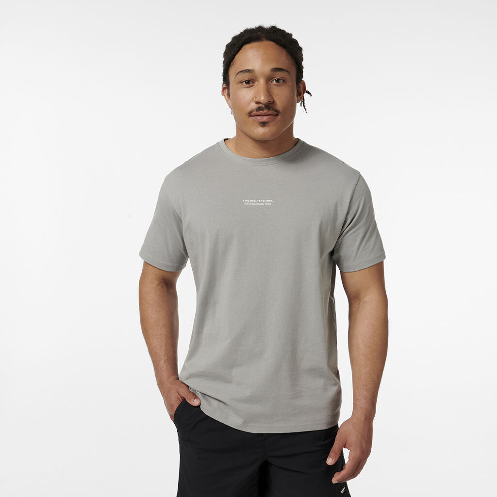 KINGGEE Mens Trademark Graphic Print Crew Neck Tee AUS Cotton Tshirt K14009-Collins Clothing Co