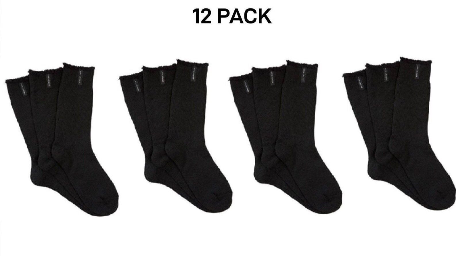 Bonds Mens Explorer Original Wool Crew Socks Comfy Durability 12 Pack SYNW3W