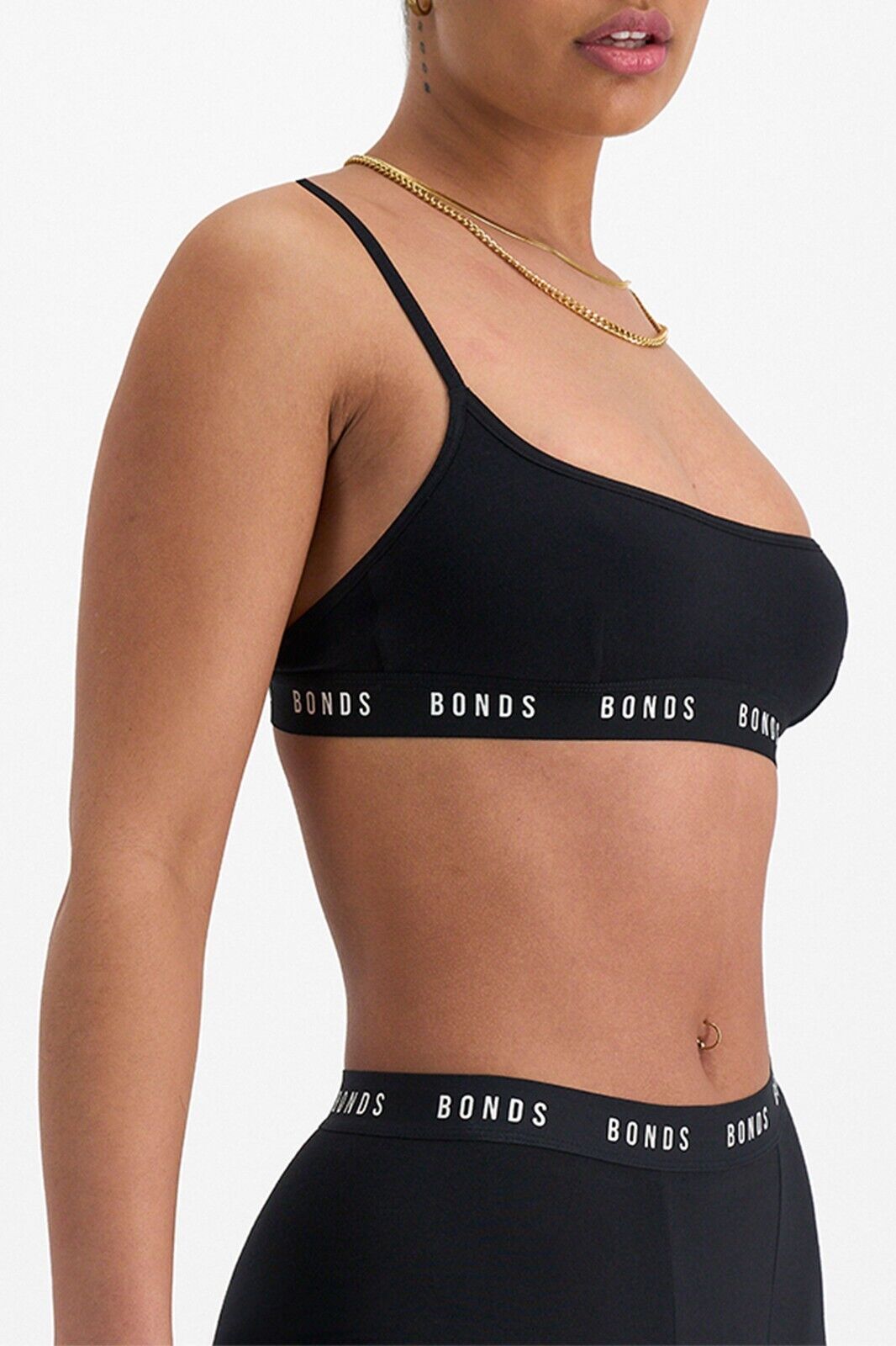 Bonds Womens icons Scoop Crop Wide Band Support and Coverage Bra 3 Pack YWP3
