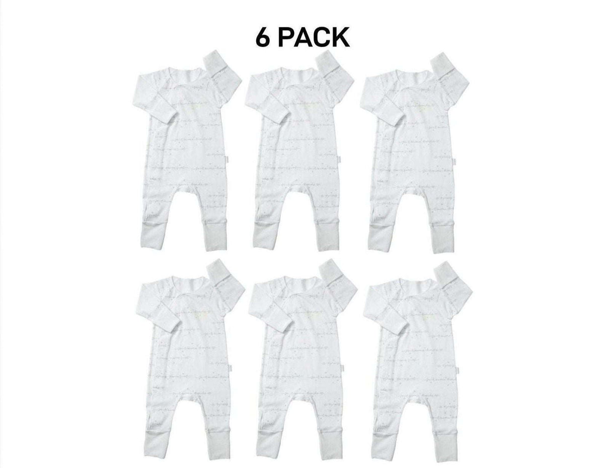 Bonds Baby Newbies Coverall Super Soft Cozysuit & Stretchable Fabic 6 Pack BXQBA
