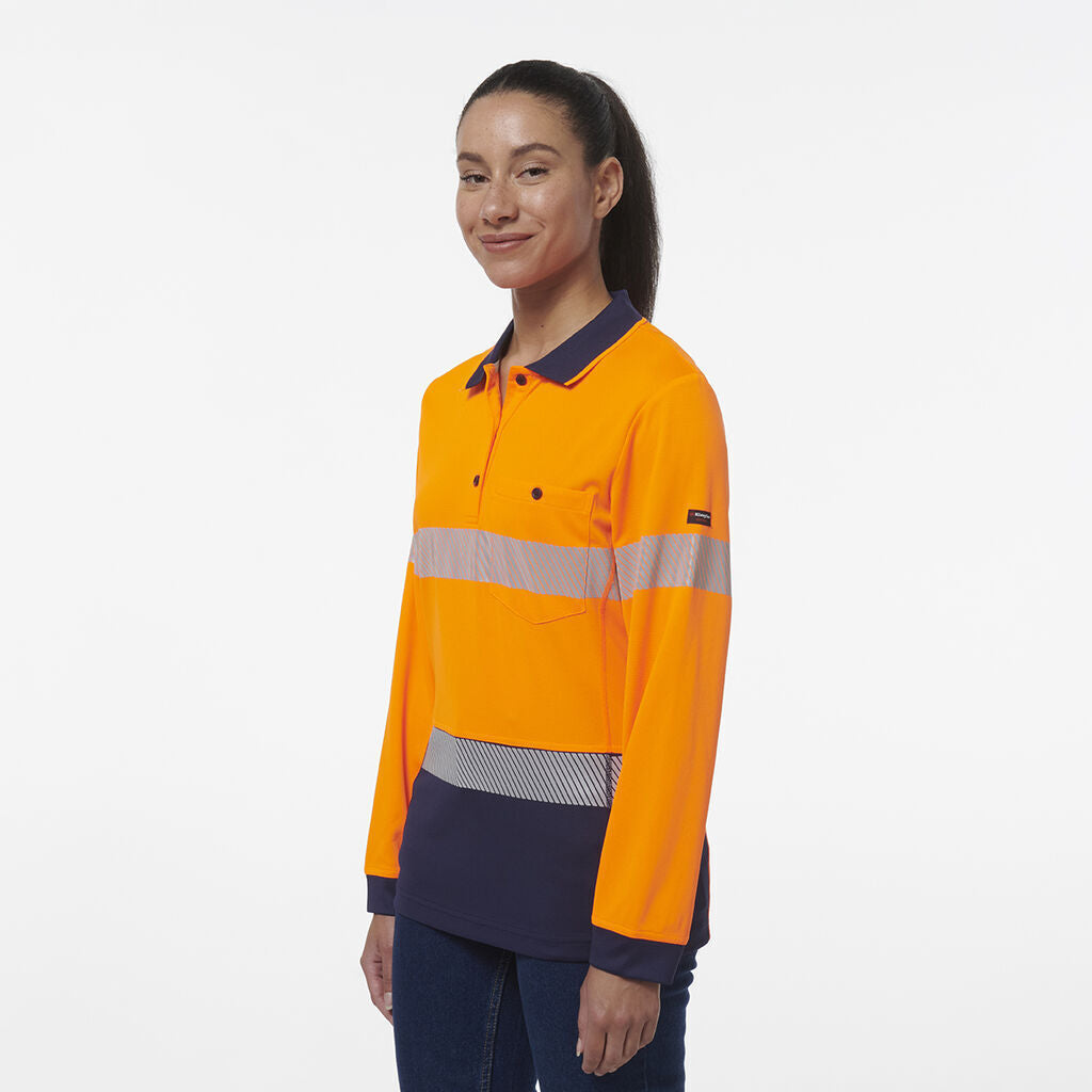 KingGee Womens Workcool Hyperfreeze Spliced With Segmented Tape K44223-Collins Clothing Co