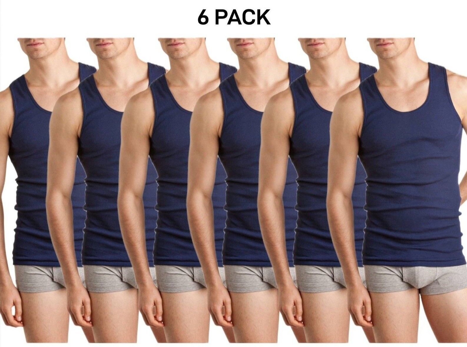 Bonds Mens Chesty Singlets Super Soft Cotton Breathable Seamfree 6 Pack M7NLO
