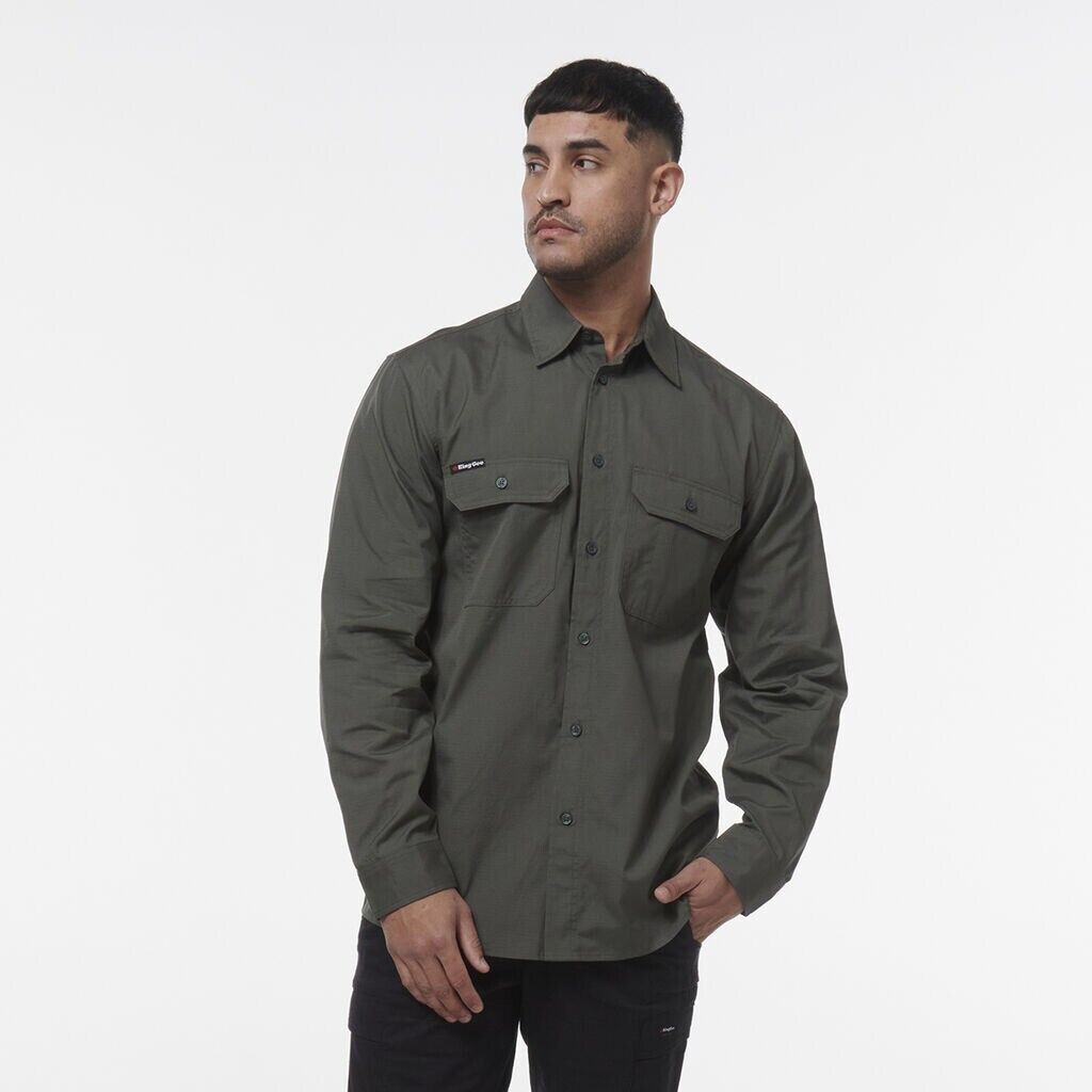 KINGGEE Mens Workcool Lightweight Workshirt Vented Breathable Shirt K14031-Collins Clothing Co