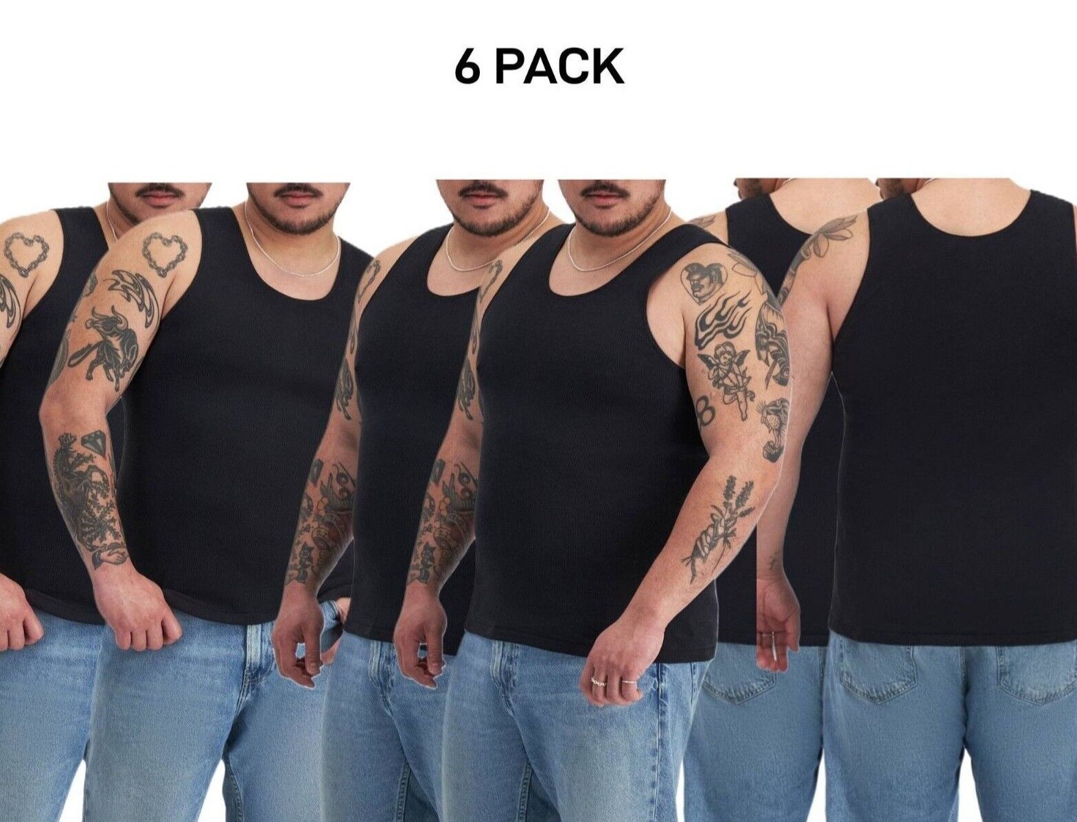 Bonds Mens Chesty Singlets Cotton Side Seamfree Comfortable Fit 6 Pack M757O