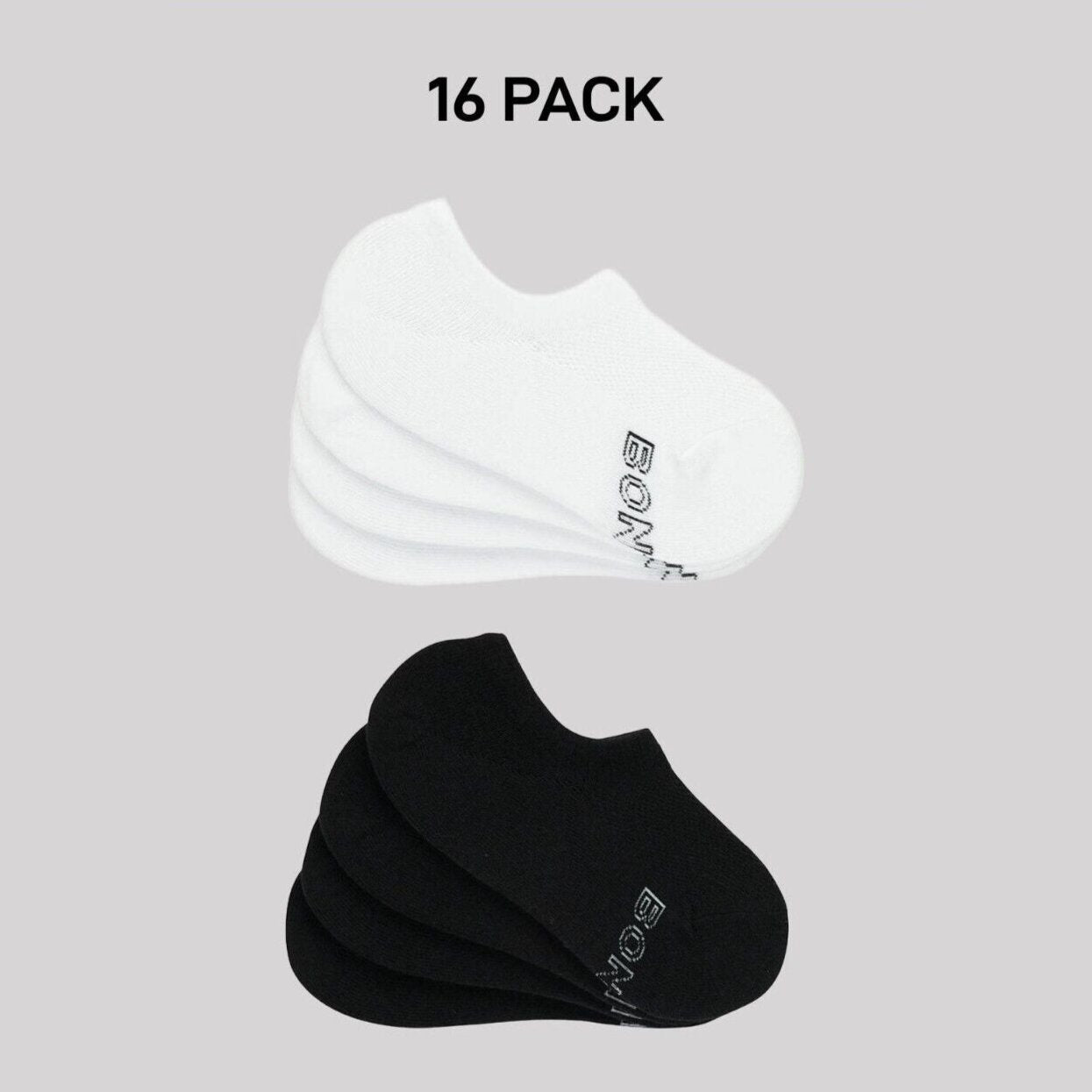 Bonds Womens Ultimate Lightweight Sneaker Breathable Mesh Panels 16 Pack LXTC4N