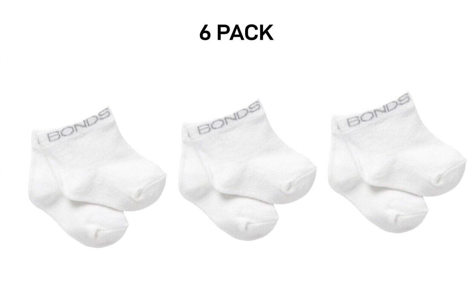 Bonds Baby Classics Bootee Comfortable Soft Natural Cotton 6 Pack RYY92N