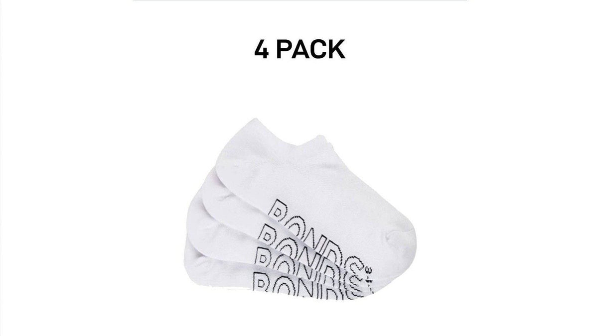 Bonds Womens Lightweight No Show Cotton Mesh Cooling Zone Socks 4 Pack LXPW4N