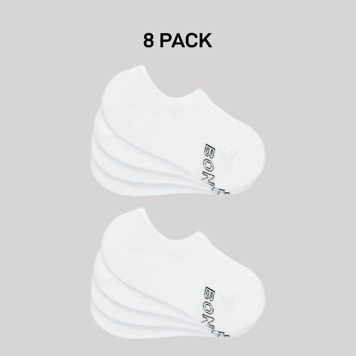 Bonds Womens Ultimate Lightweight Sneaker Breathable Mesh Panels 8 Pack LXTC4N