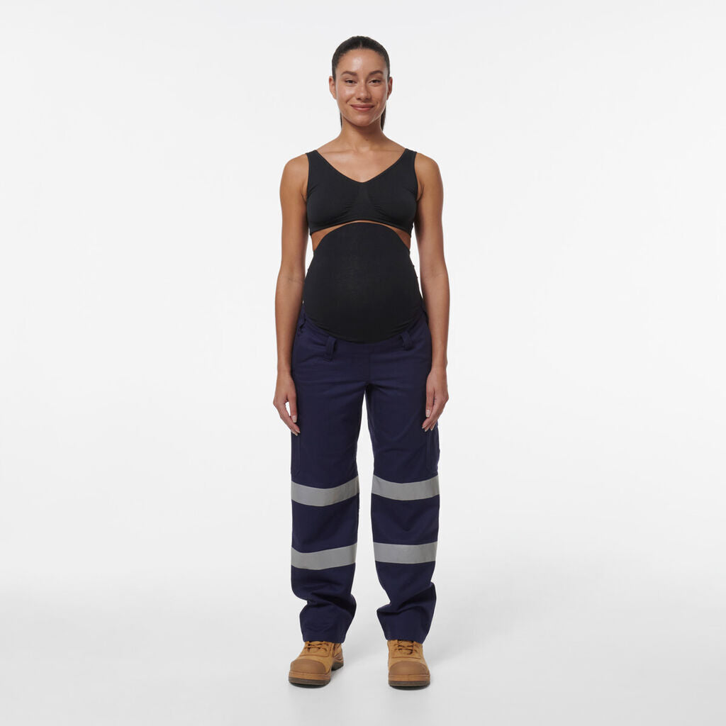 KingGee Womens 4Pack Safety WorkCool Maternity Reflective Bio Motion Pant K43007