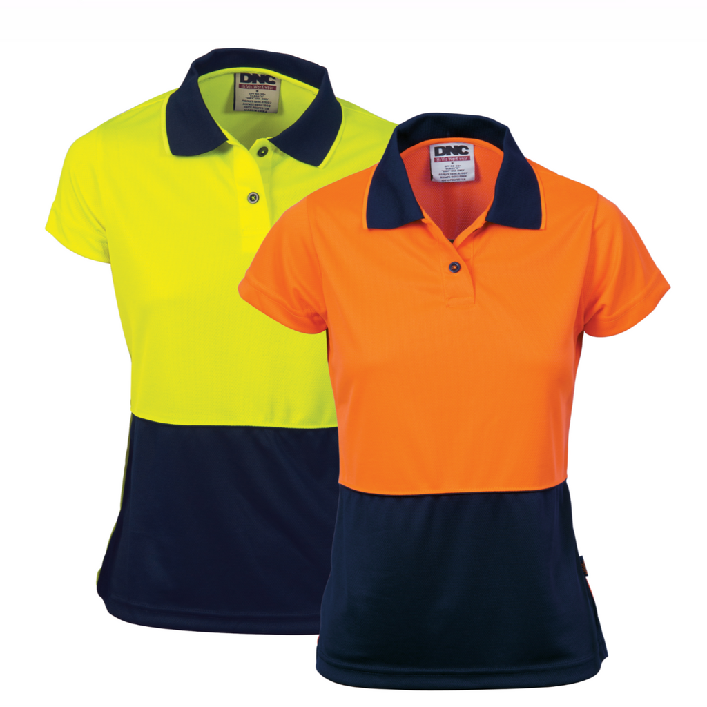 Dnc Workwear Hi-vis Cool-dry 2t Bio-motion D/n Polo - 3709