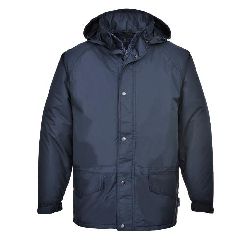 SALE Portwest Mens Arbroath Fleece Lined Jacket Waterproof Navy Jacket S53