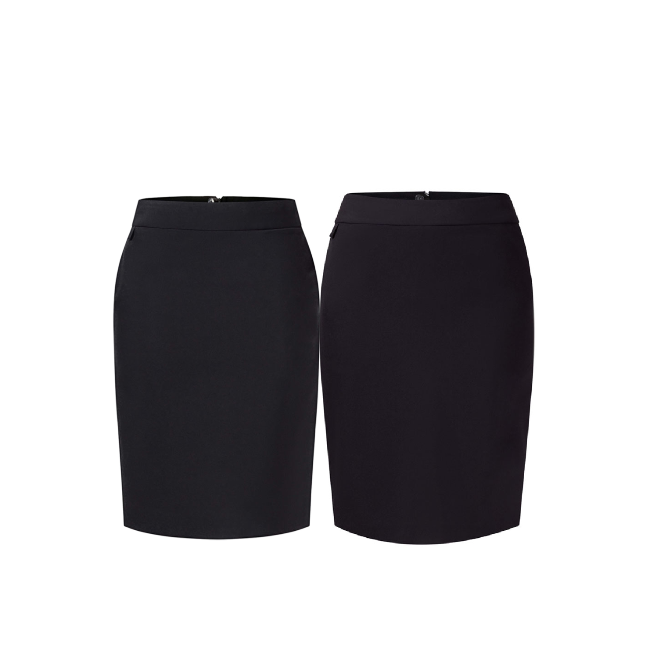 NNT Womens Business Helix Dry Poly Pencil Skirt Detail Invisible Zip CAT2NH-Collins Clothing Co