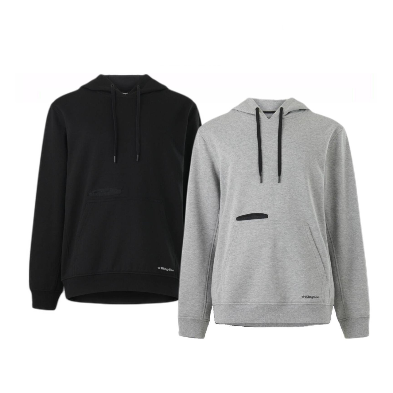 KINGGEE Originals Hoodie Fleece Winter Warm  Comfy Ribbed Hems Draw Cord K05008-Collins Clothing Co
