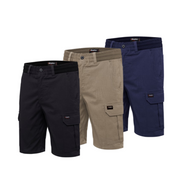 KingGee Shorts Mens Rib Comfort Waist Short Comfort Cargo Stretch Ripstop K17007-Collins Clothing Co