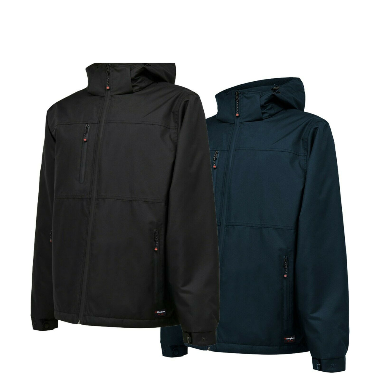 KingGee Winter Insulated Jacket Weather Rain Waterproof Hood Fleece K05025-Collins Clothing Co