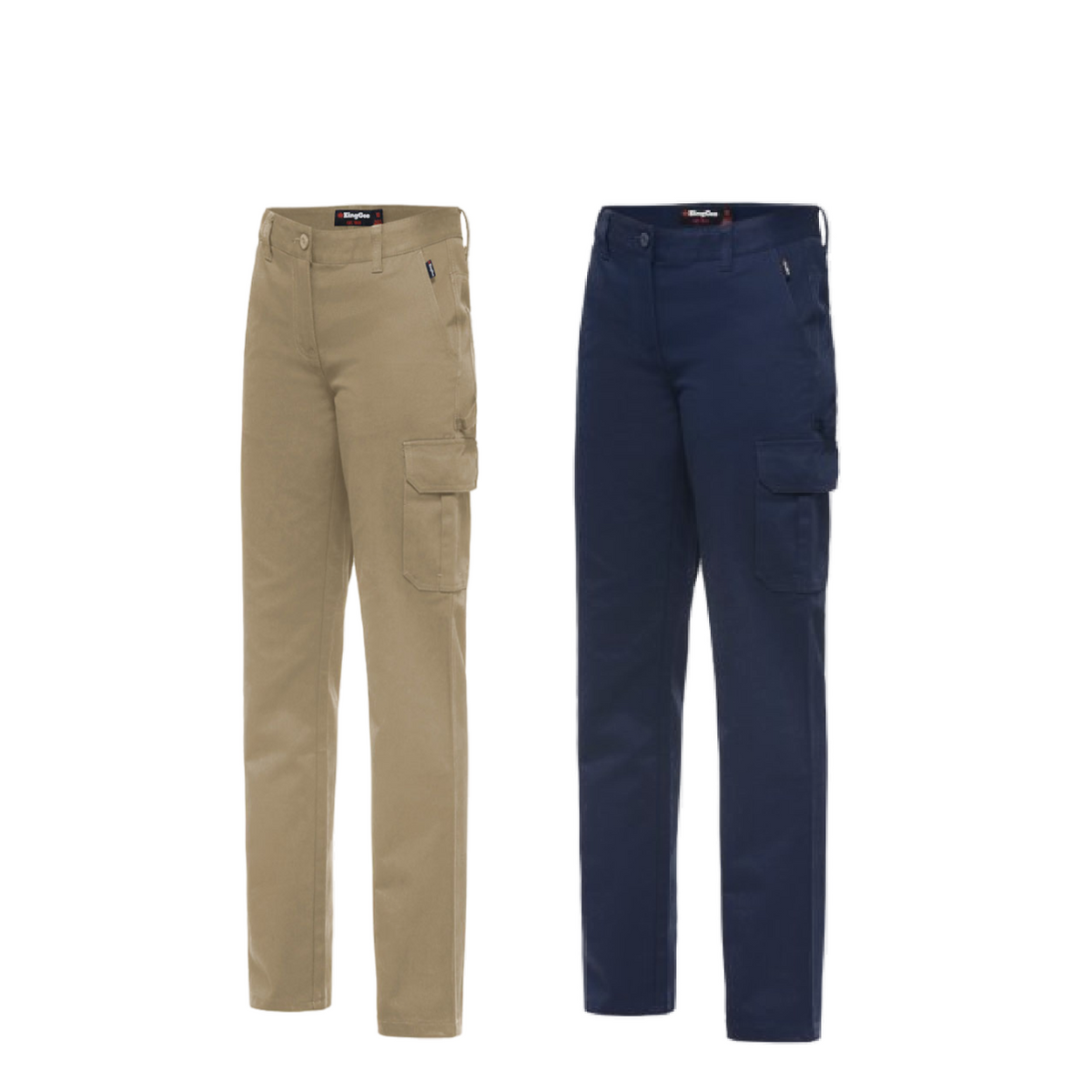 KingGee Women's Work Pants Improved Fit Comfy Cotton Drill Work Safety K43530-Collins Clothing Co
