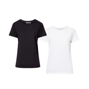 NNT Womens Formal Short Sleeve Crew Neck Tee Classic Fit Cotton Stretch CATUDM-Collins Clothing Co