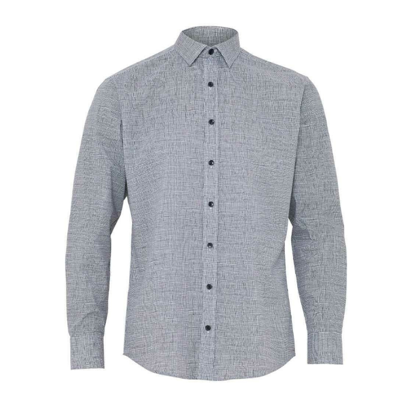 NNT Mens Avignon Abstract Stripe Long Sleeve Shirt Casual Fit Business CATJDC-Collins Clothing Co