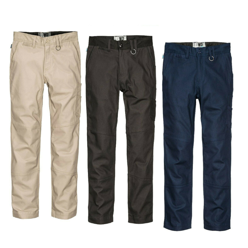 Womens Elwood Basic Work Pants Stretch Canvas Phone Pocket Tough Strong EWD502-Collins Clothing Co