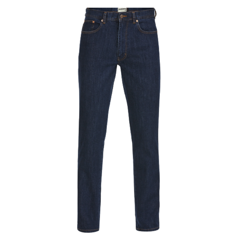 Hard Yakka Mens Mustang Stretch Jeans Denim Tough Regular Classic Fit Y43247-Collins Clothing Co