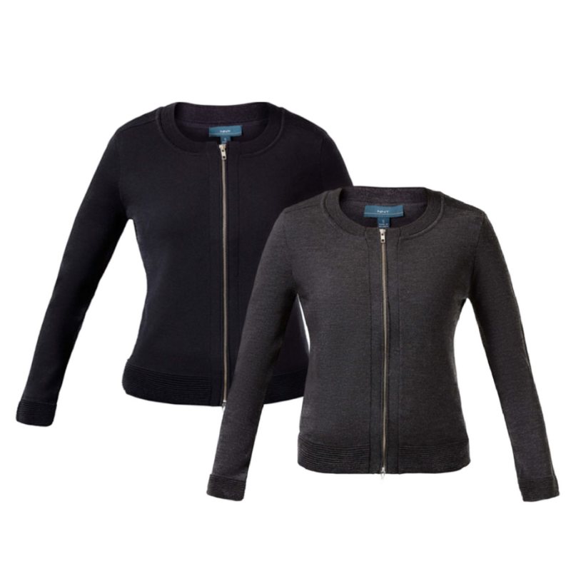 NNT Womens Pure Wool Knit Business Jacket Fully Formal Body Warmer CAT5AS-Collins Clothing Co