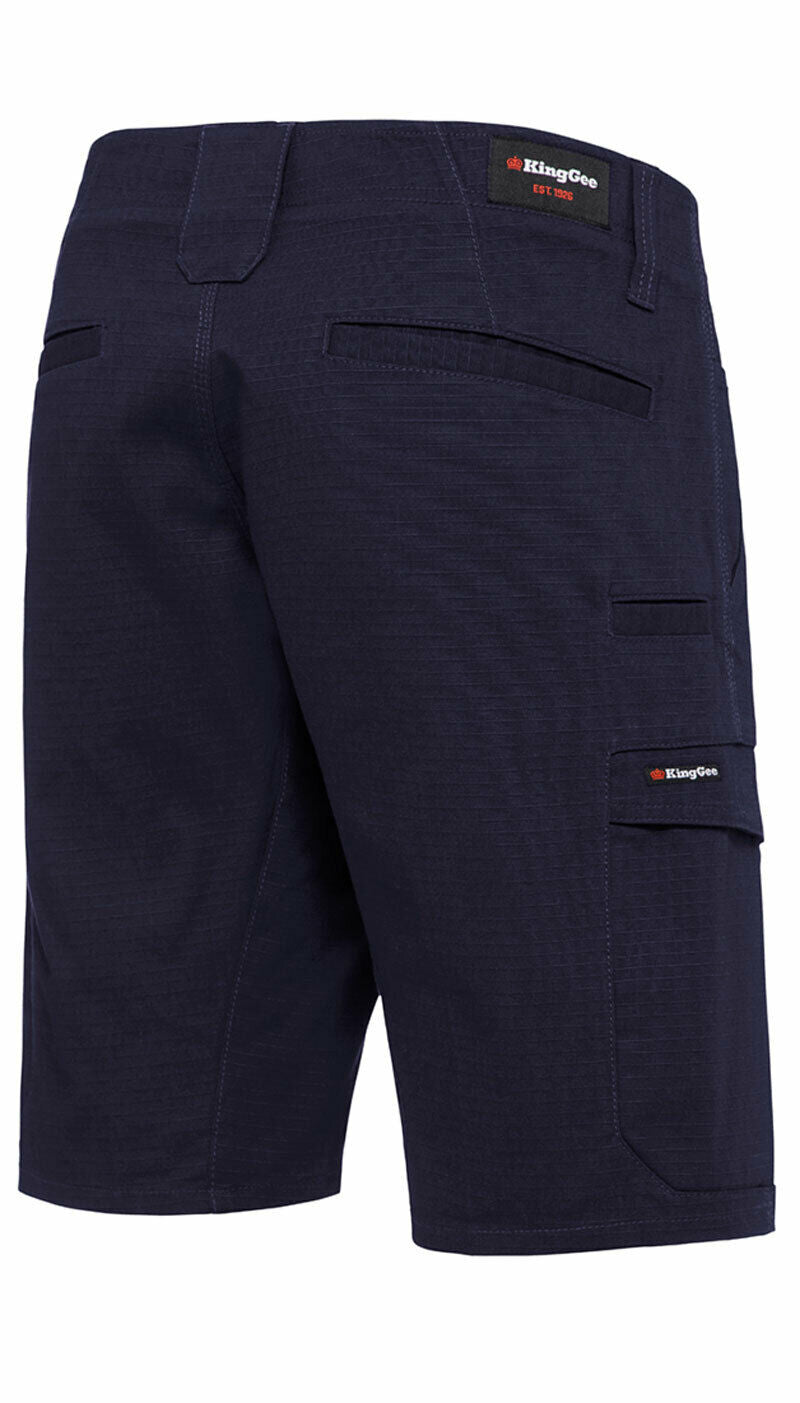 KingGee Mens Workcool Pro Shorts Comfort Stretch Work Cargo Tough Ripstop K17006-Collins Clothing Co