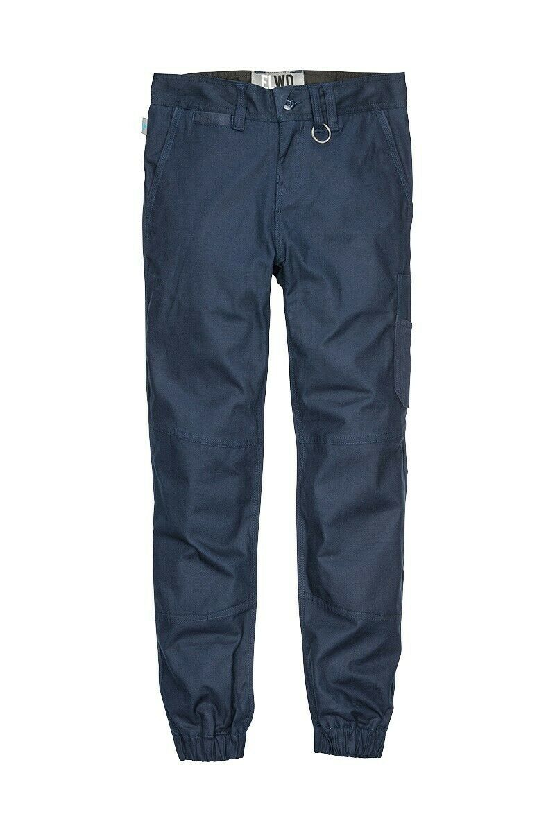 Elwood Women Cuffed Pant Stretch Canvas Elastic Cuff Comfortable Workwear EWD503-Collins Clothing Co