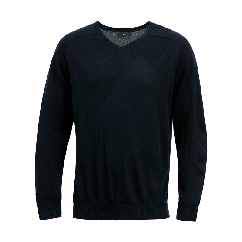 NNT Mens Warm Knit Sweater V-Neck Winter Warm Comfort Long Sleeve CATE33-Collins Clothing Co