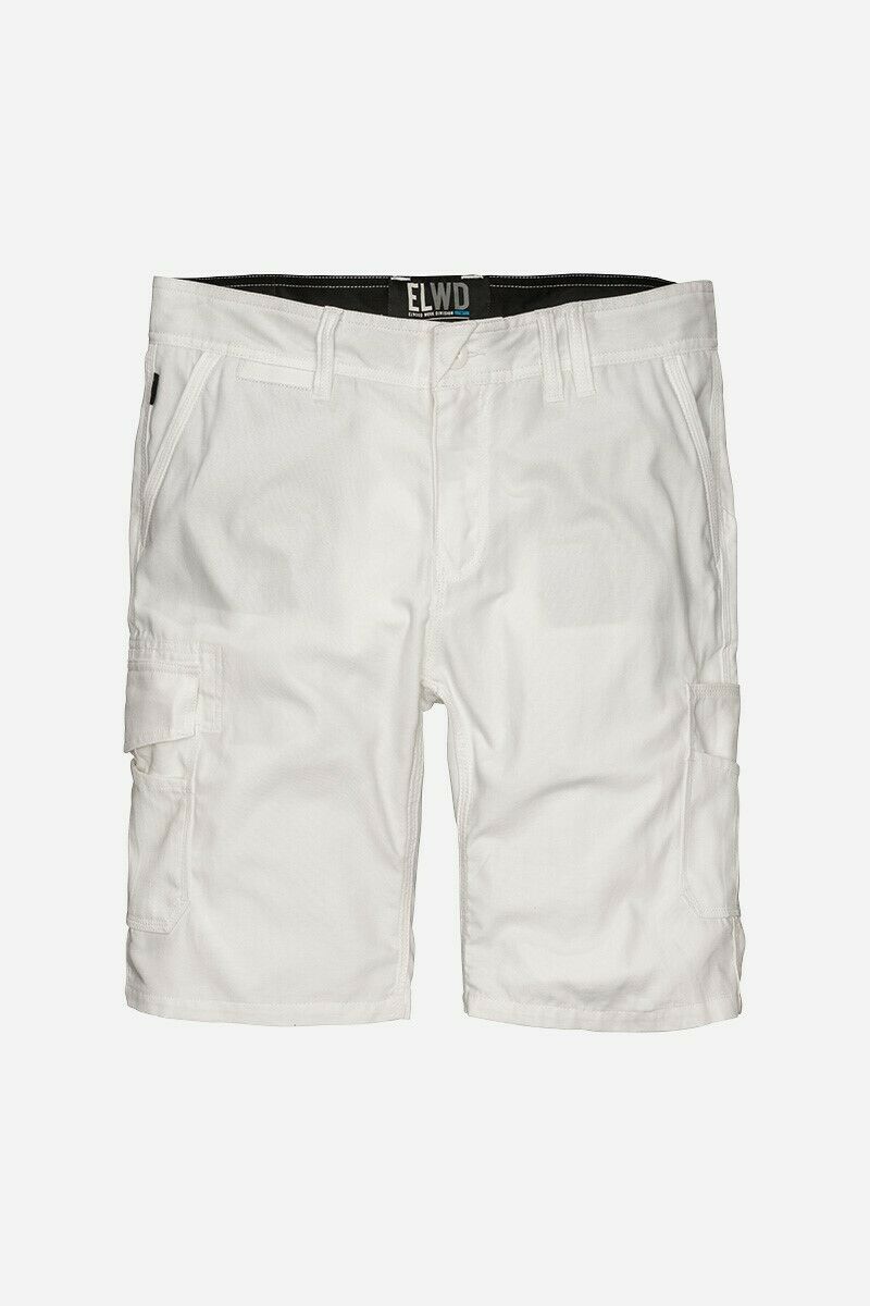Mens Elwood Work Utility Shorts Canvas Cargo Phone Pocket Tough Tradie EWD201-Collins Clothing Co