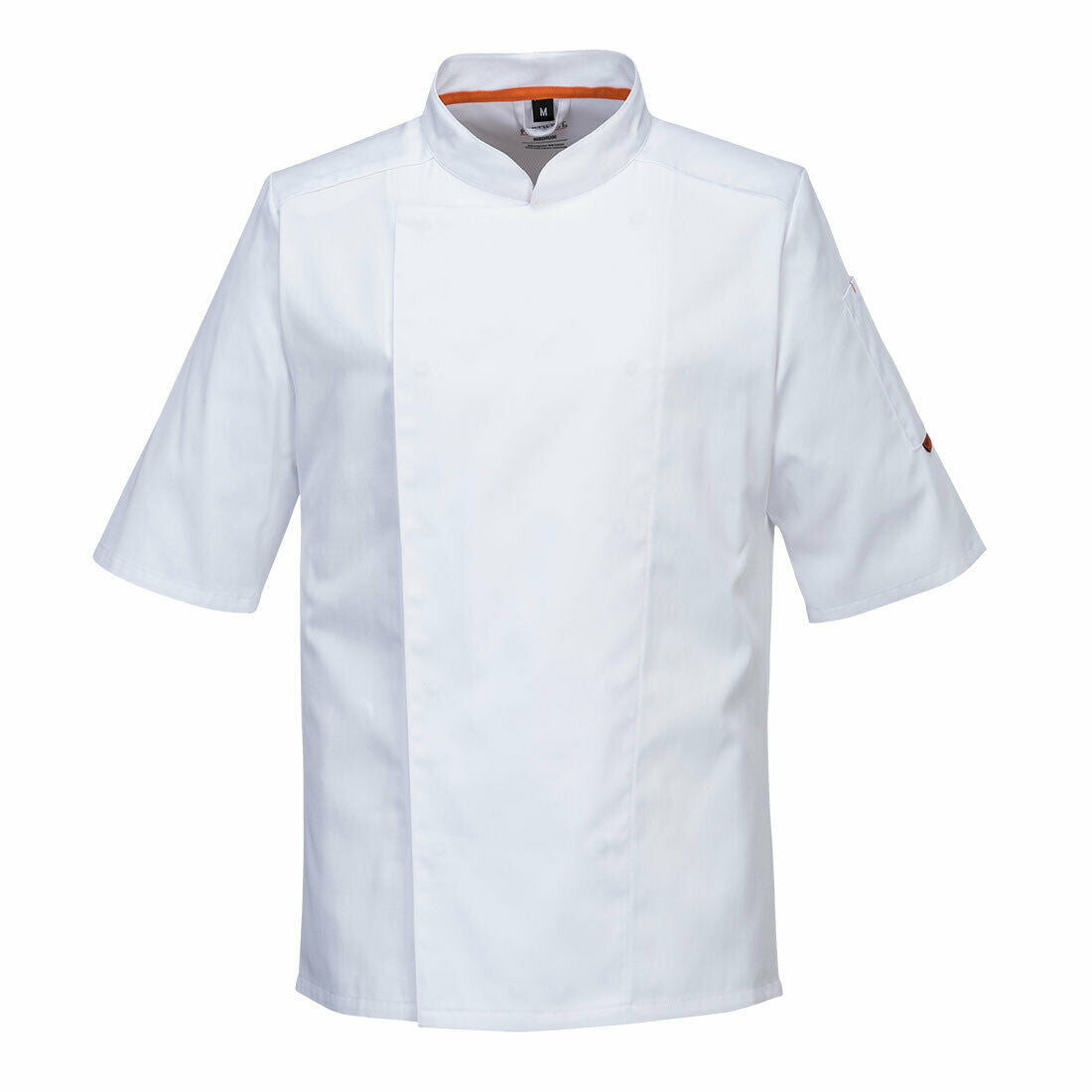 Portwest Mens MeshAir Pro Chefs Jacket S/S Slim Fit Apron Durable Comfy C738-Collins Clothing Co