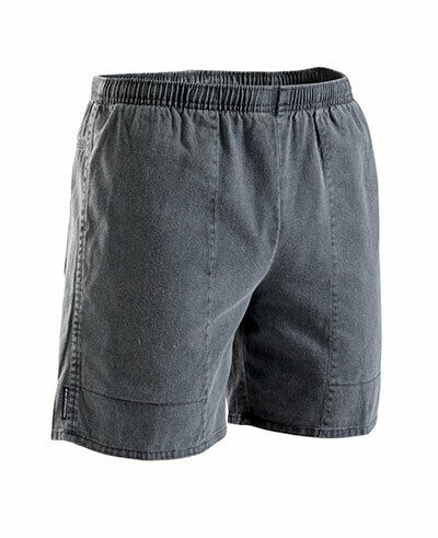 Stubbies Ruggers Men Pigment Dyed Cotton Elastic Comfy Waist Shorts Work SE420X-Collins Clothing Co