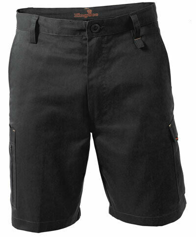 KingGee Mens Workcool 2 Shorts Modern Contoured Fit Workwear Tough Comfy K17820-Collins Clothing Co