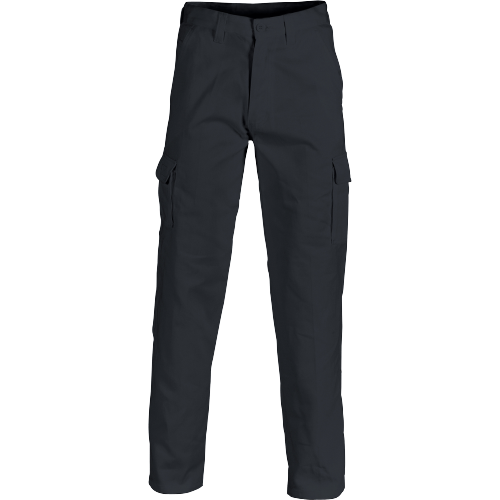 DNC Workwear Mens Cotton Drill Cargo Pants Comfortable Tough Pant Work 3312-Collins Clothing Co