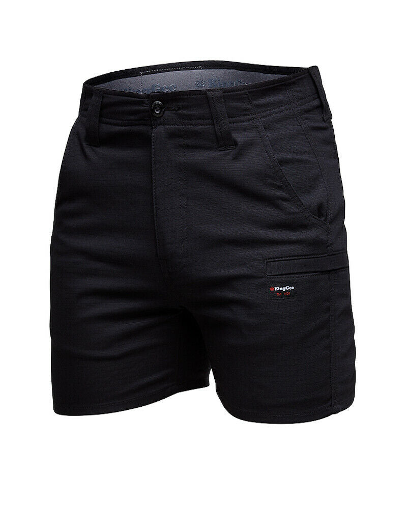 KingGee Mens Workcool Pro Short Shorts Comfort Waistband Stretch Ripstop K17008-Collins Clothing Co