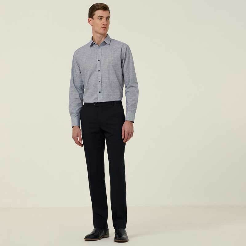 NNT Mens Avignon Abstract Stripe Long Sleeve Shirt Casual Fit Business CATJDC-Collins Clothing Co