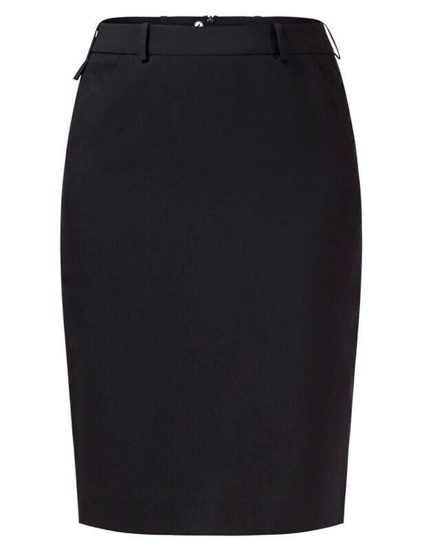 NNT Womens Helix Dry Poly Pleat Skirt Waist Band Detail Zip Business CAT2NJ-Collins Clothing Co