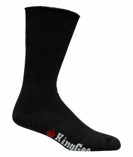 KingGee Mens Bamboo Work Socks 3 Pack Breathable Comfortable Workwear K09271-Collins Clothing Co