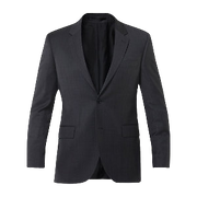 NNT Mens Sharkskin 2 Button Jacket Pleated 2 Jet Pockets Cover Coat CATB8T-Collins Clothing Co